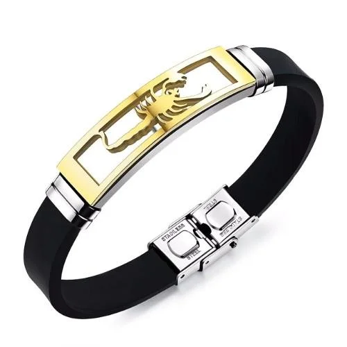 Classy Men Gold Scorpion Bracelet