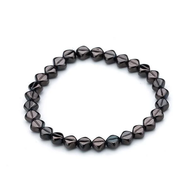 Classy Men Obsidian Stone Bracelet