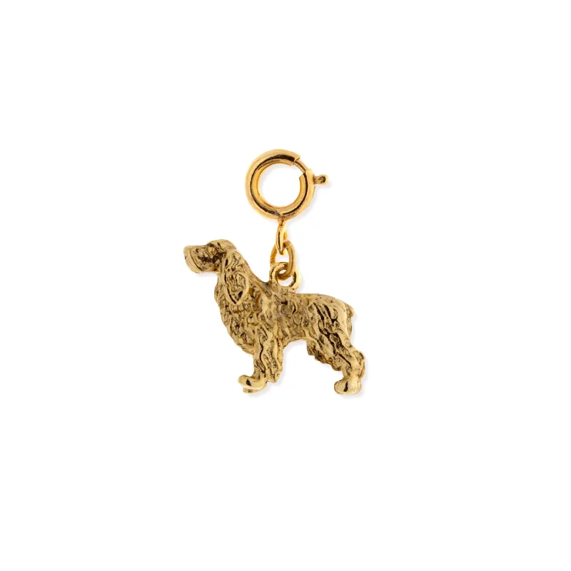 1928 Jewelry® 14K Gold Dipped English Springer Spaniel Dog Charm