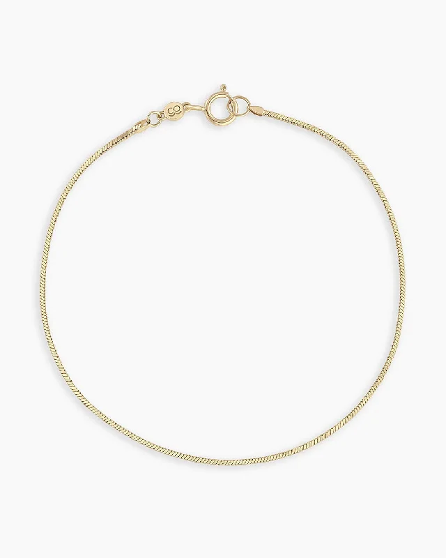 14k Gold Micro Mini Venice Bracelet