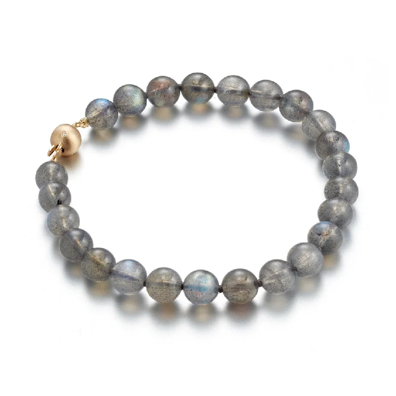 Laguna Bracelet in Labradorite & Diamonds