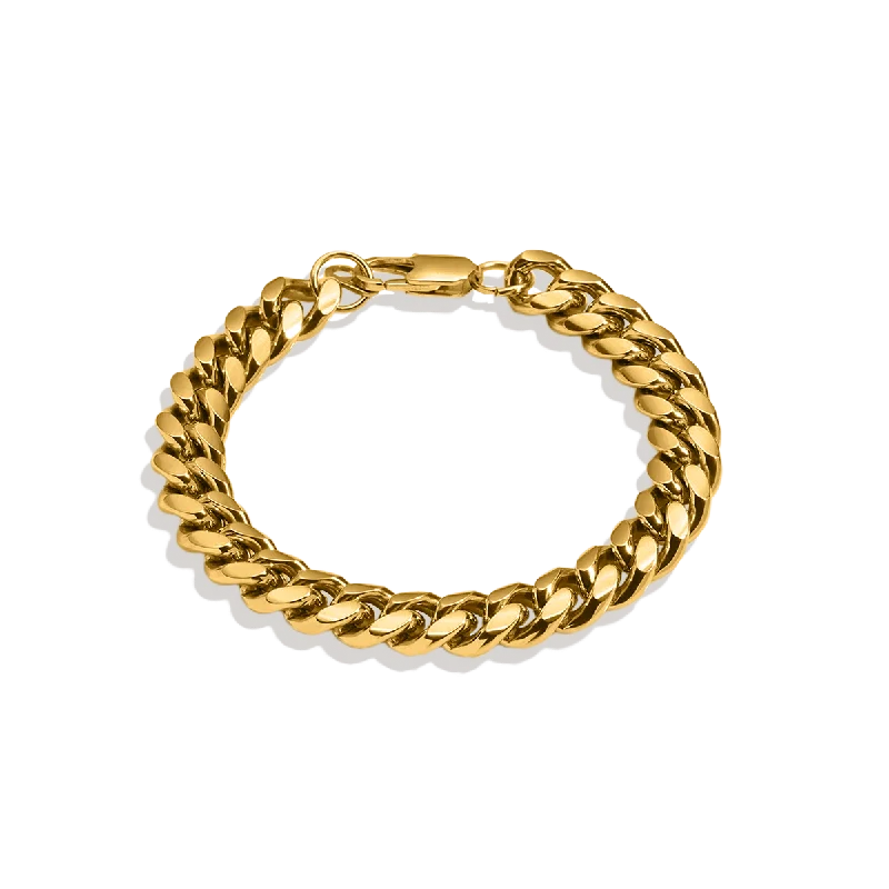 8mm Cuban Link Chain Bracelet