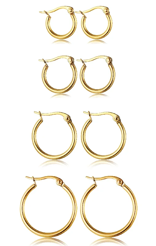 Best Bitches Stainless Steel Hoop Earrings