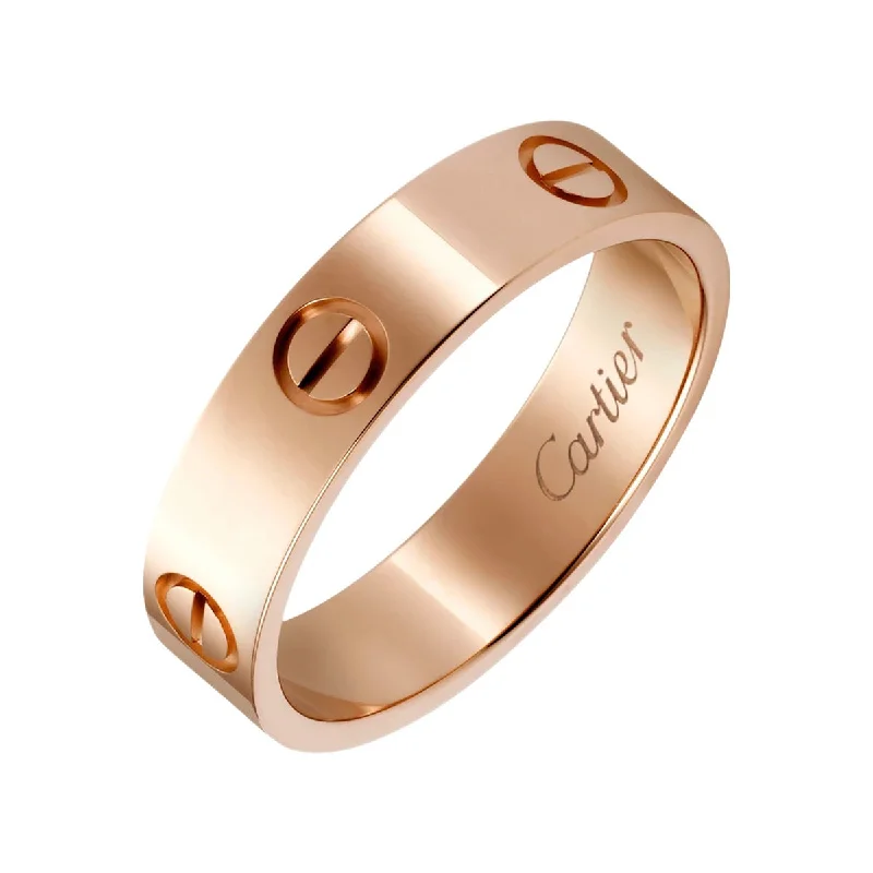 Rose Gold Cartier LOVE ring