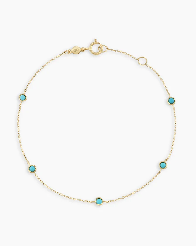 Classic Five Turquoise Bracelet