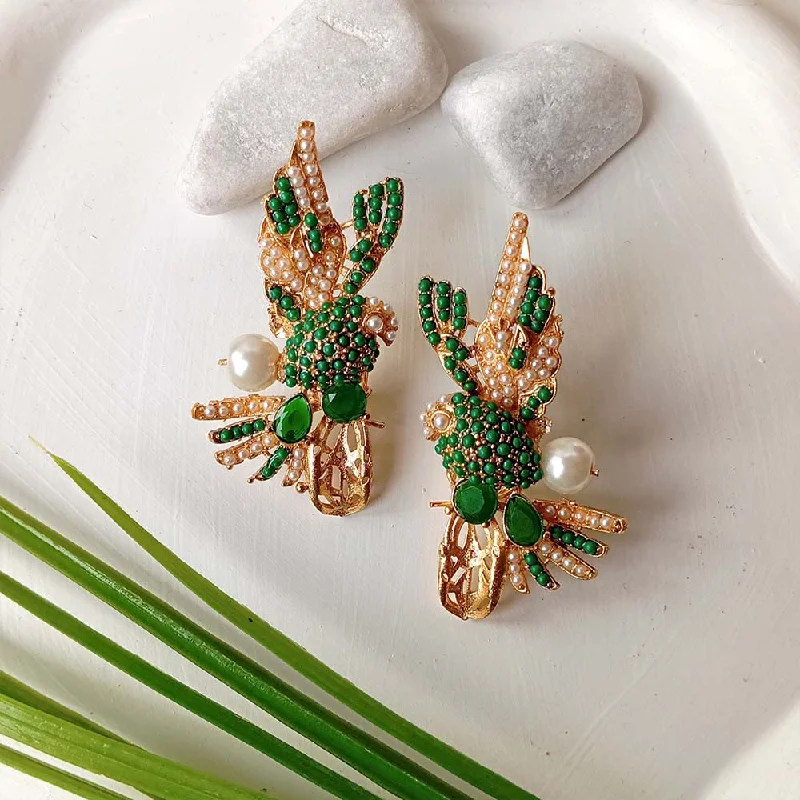 Cuckoo Earrings (Green)