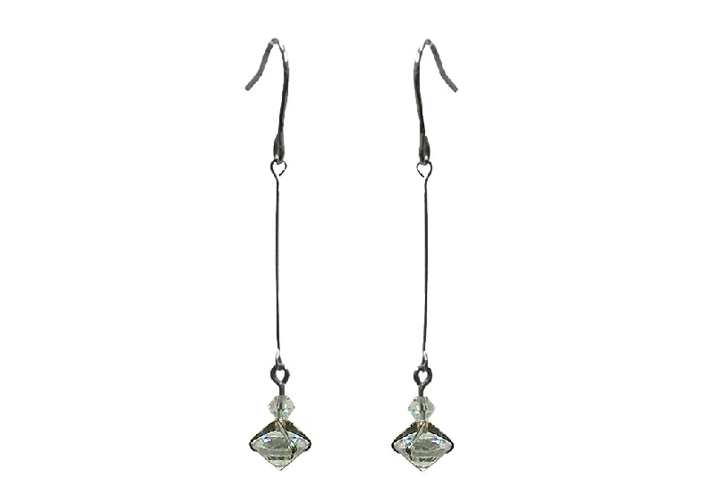 Dainty Dangle Chandelier Earrings, Zircon Natural Stone YX89700-1