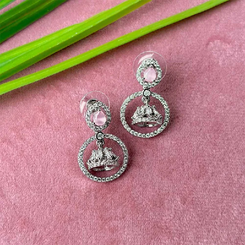 Dina Earrings (Baby Pink)