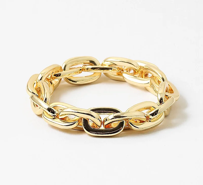 Gold link Bracelet