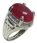 Half Oval Stone Ring in Sizes 6-9 OD80150-OVbred