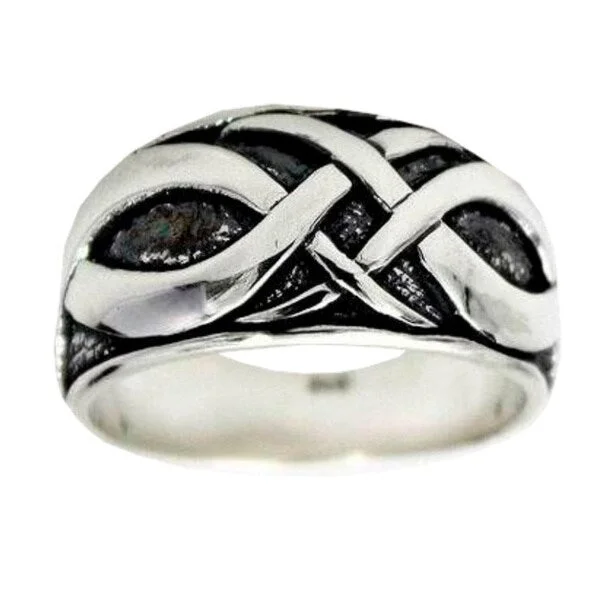 Handmade Sterling Silver Men's 'Dragon Art' Ring (Indonesia)