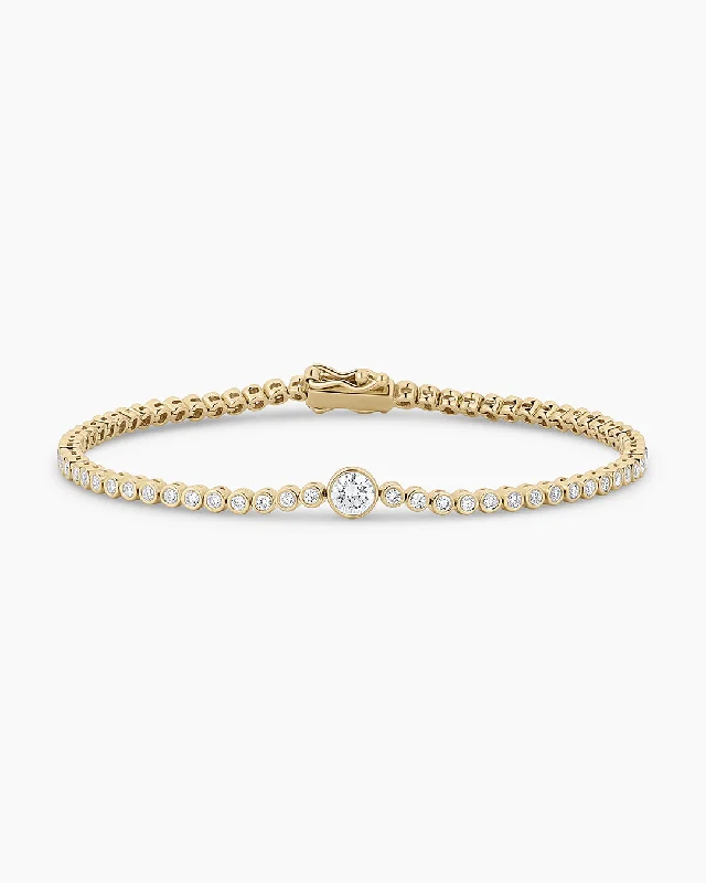 Lab Grown Diamond Circle Tennis Bracelet