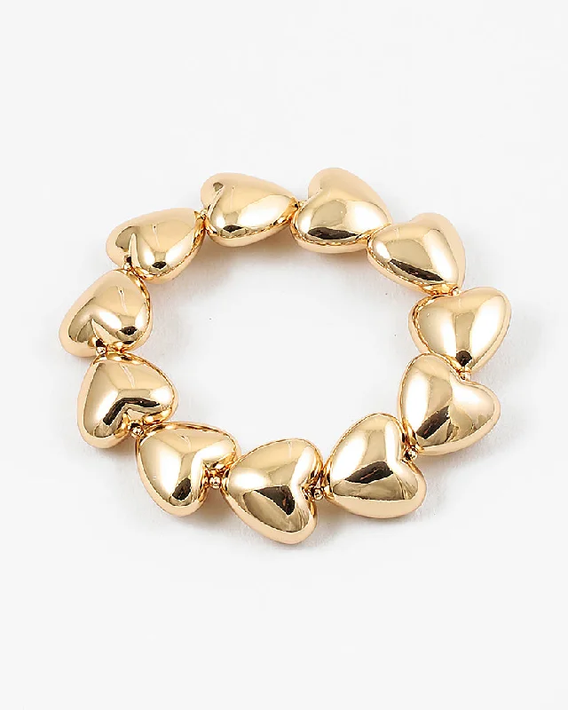 Puffy Heart Bracelet