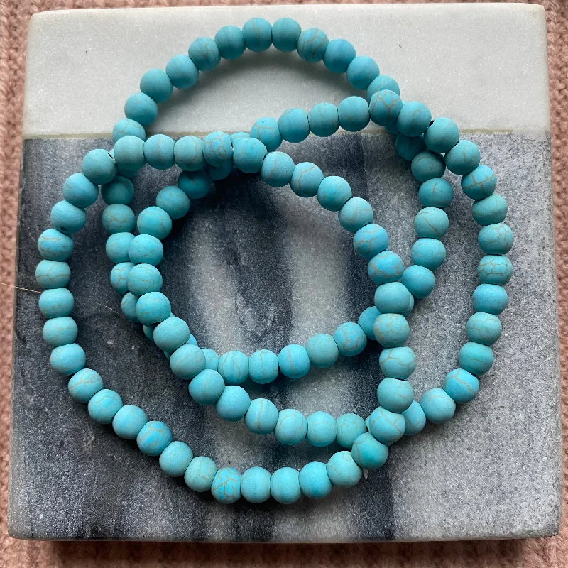 Triple Turquoise Bracelets