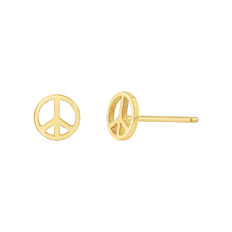 Peace Stud Earrings