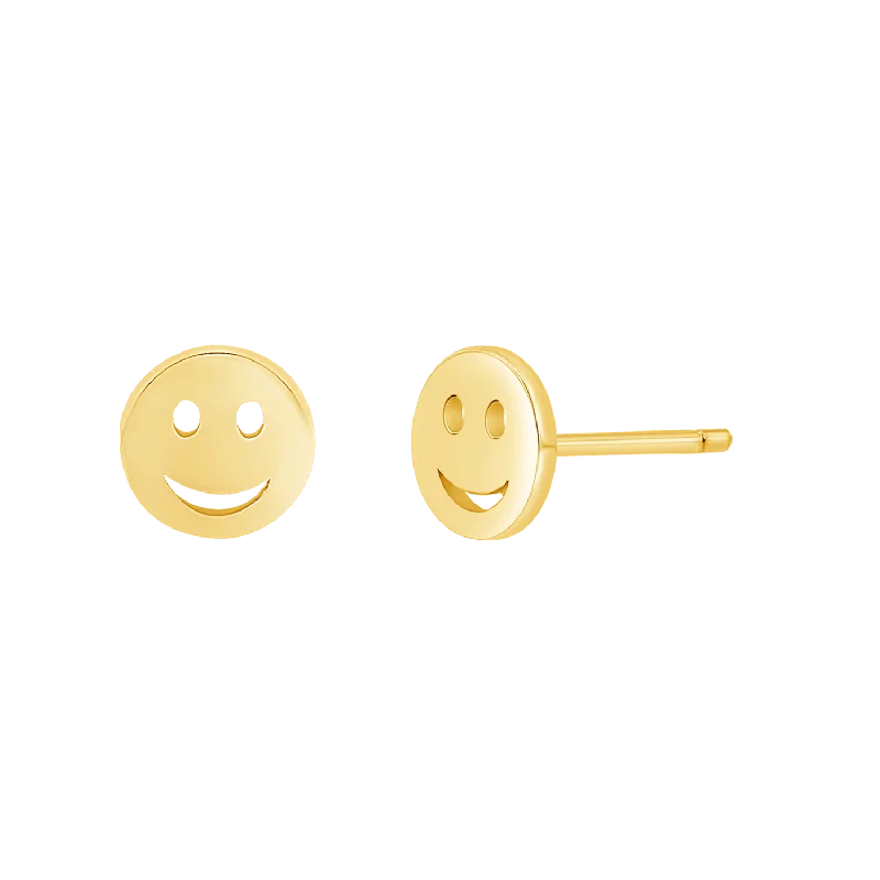 Smiley Face Stud Earrings