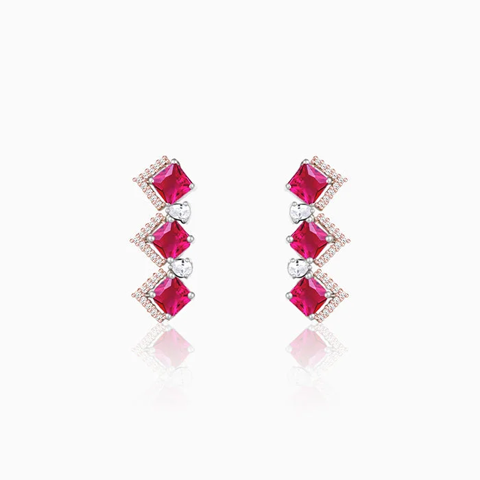 Anushka's Royal Pink Earrings