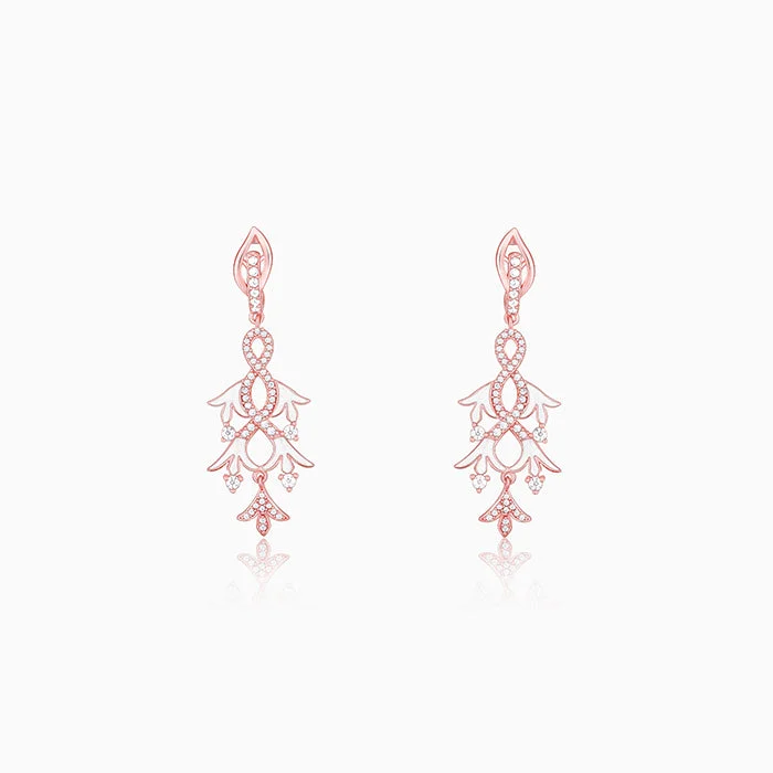 Rose Gold Dance of Musli Earrings