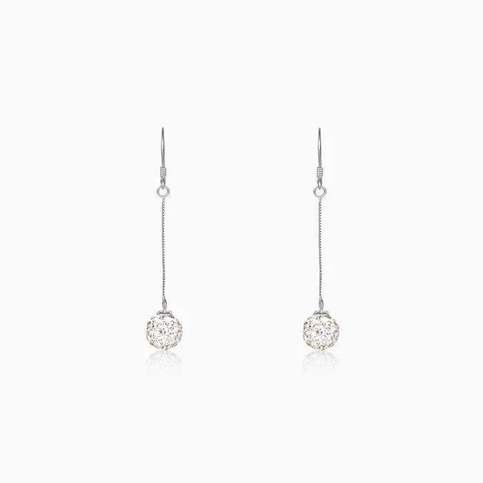 Silver Queen of The Night Dangler Earrings