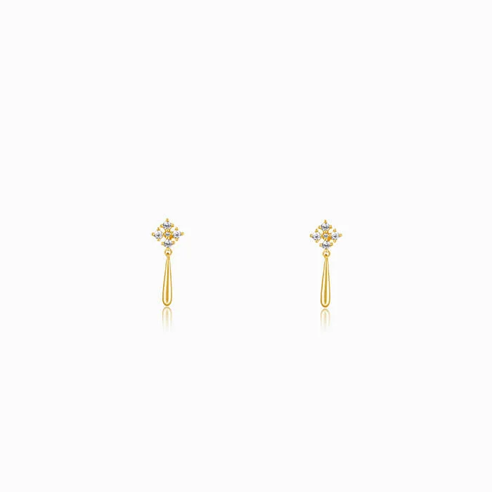 Golden Classy Drop Earrings