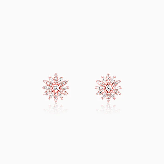 Rose Gold Fresh Flora Earrings