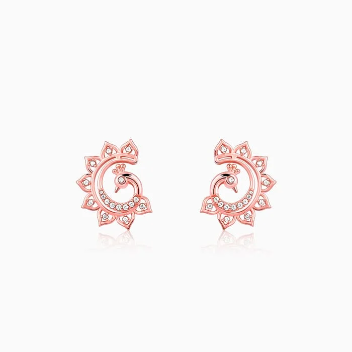 Rose Gold Morni Earrings