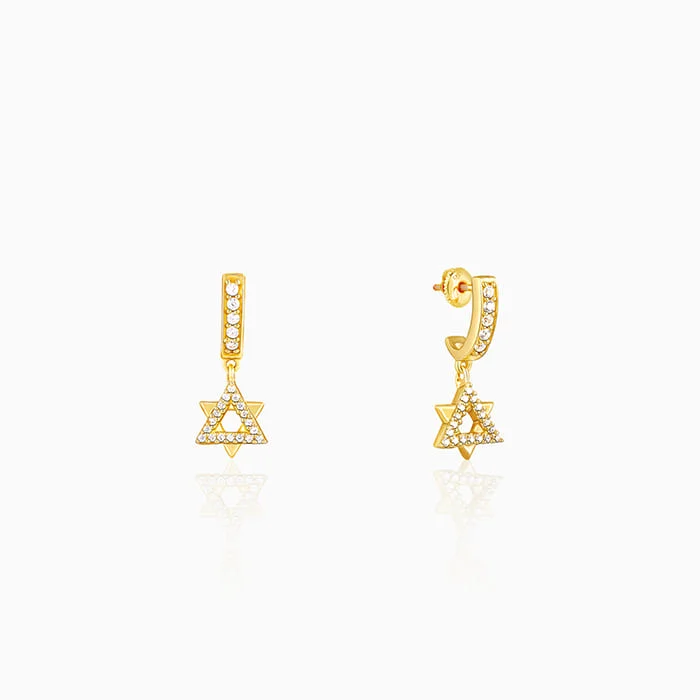 Golden Superstar Earrings