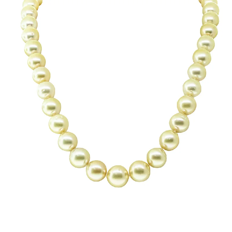 18ct Yellow Gold South Sea Pearl Strand