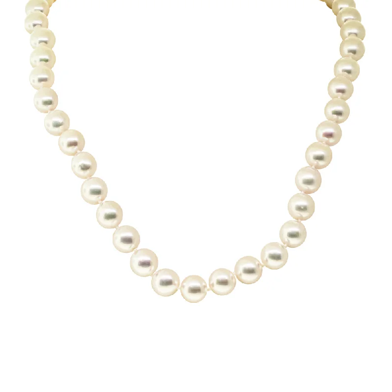 9ct Yellow Gold Akoya Pearl Strand