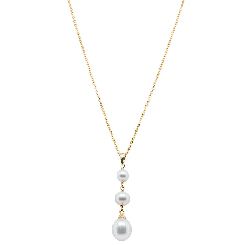 9ct Yellow Gold Freshwater Pearl Rosalind Necklace