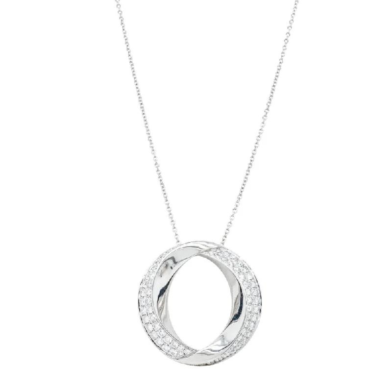 Deja Vu 18ct White Gold 1.41ct Diamond Pendant