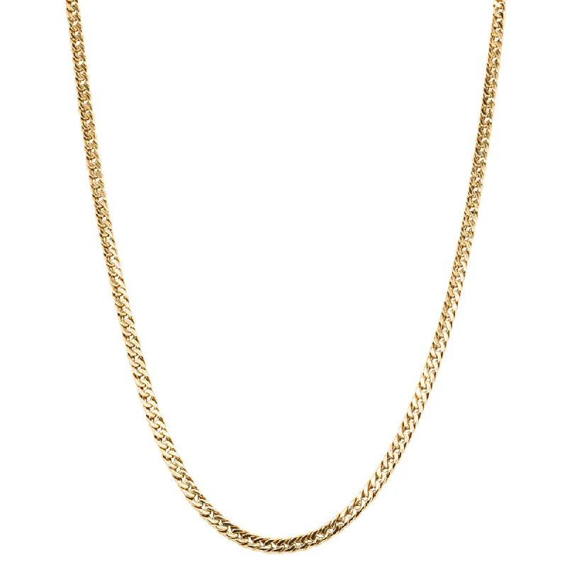 Deja Vu 18ct Yellow Gold Double Curb Chain