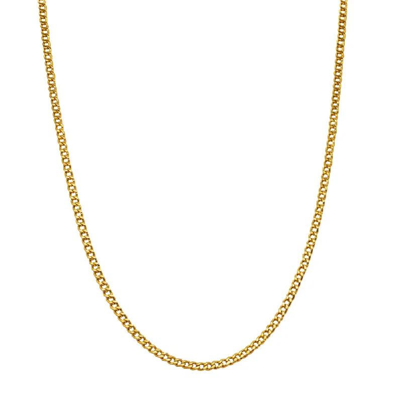 Deja Vu 24ct Yellow Gold Curb Chain