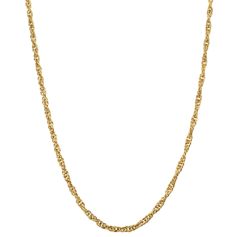 Deja Vu 8ct Yellow Gold Twisted Link Chain