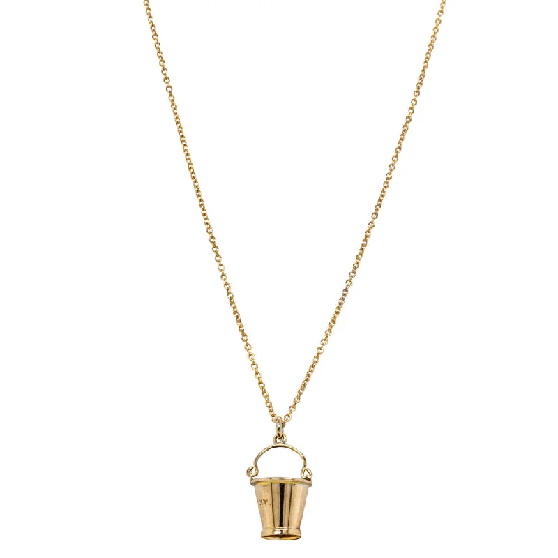 Deja Vu 9ct Yellow Gold Pail Necklace