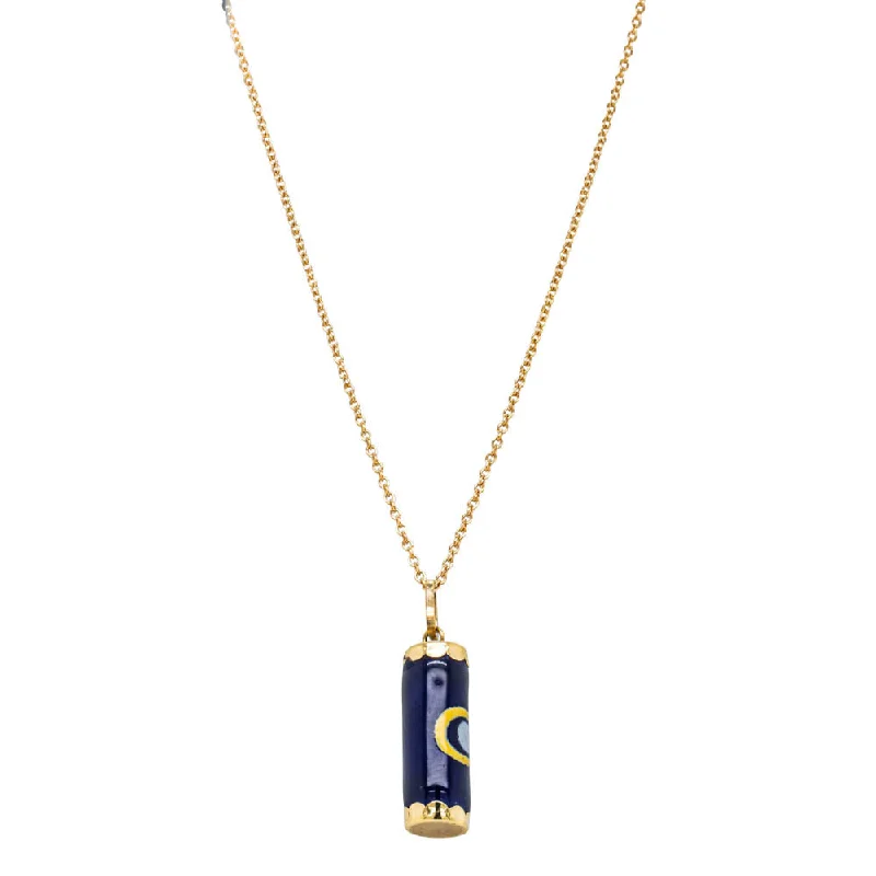 Deja Vu 9ct Yellow Gold Lantern Necklace