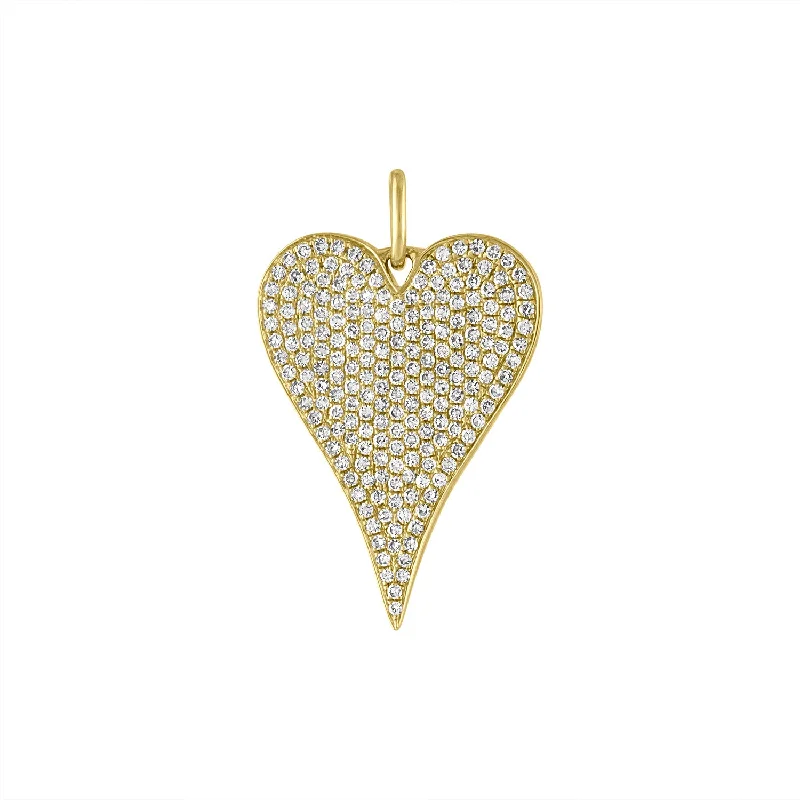 Diamond Heart Charm