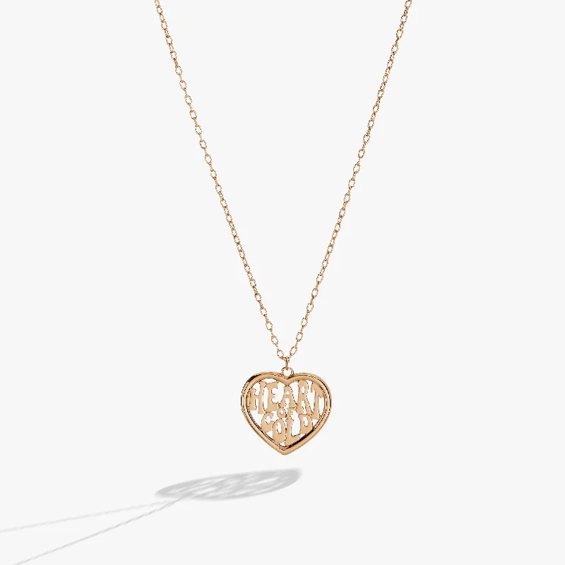 Heart of Gold Pendant Necklace