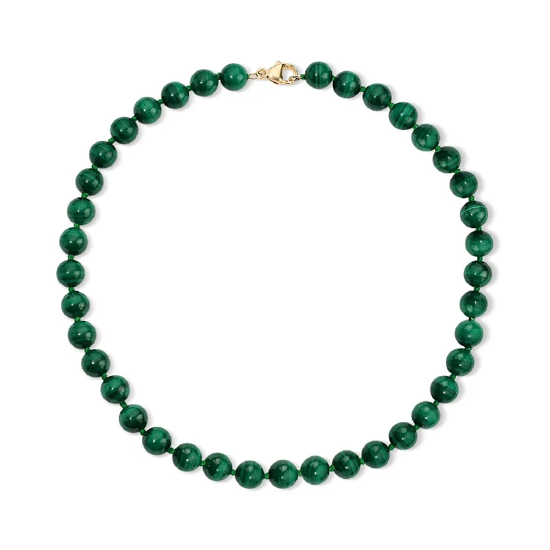 Malachite Beaded Necklace