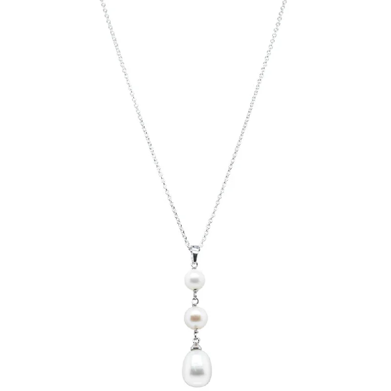 Sterling Silver Freshwater Pearl Rosalind Necklace