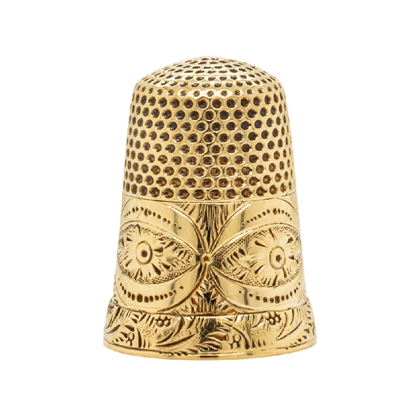 Vintage 13ct Yellow Gold Thimble