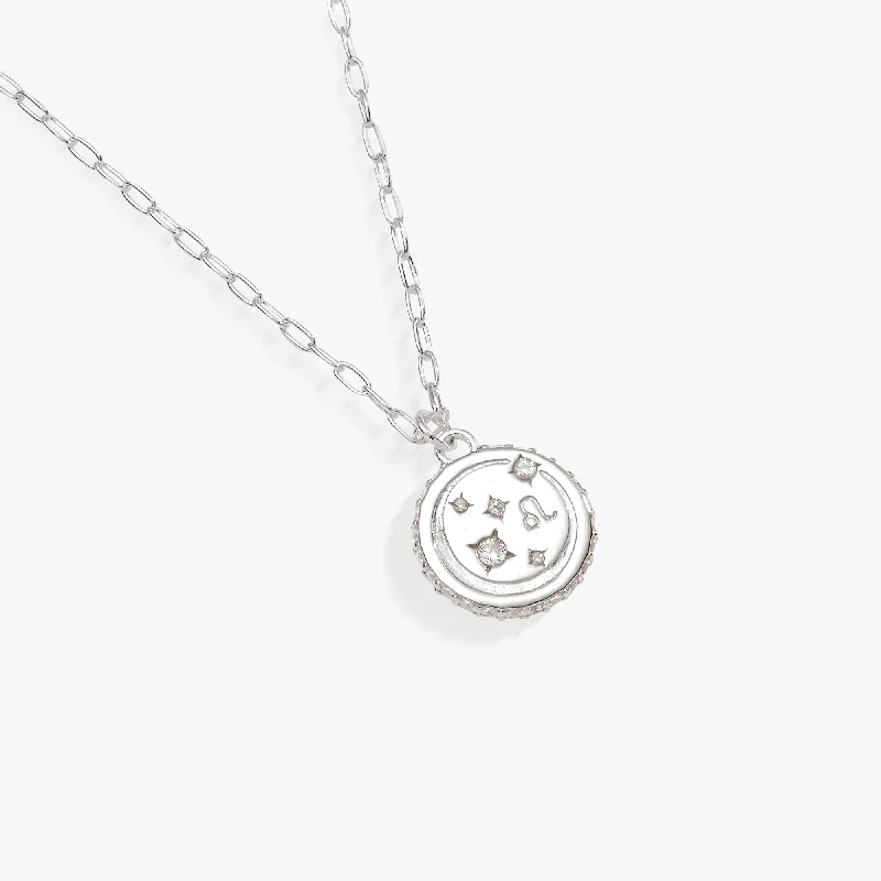 Leo Zodiac Precious Necklace