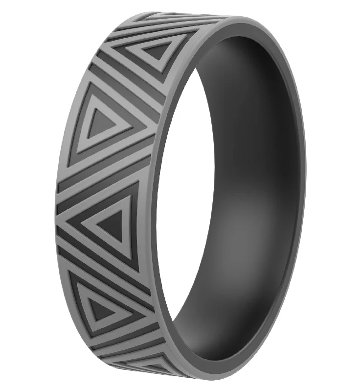 Triangles - Black-Grey